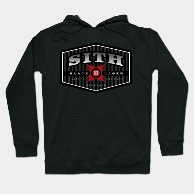 Sith Black Lager Hoodie by MindsparkCreative